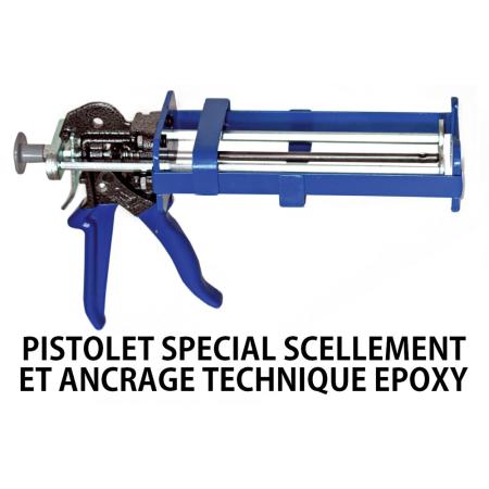 pistolet special scellement et ancrage technique epoxy